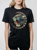 Sabertooth - Multicolor on Heather Black Triblend Womens Unisex T Shirt