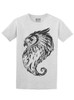 Great Horned Owl - Black on Womens Unisex T Shirt
