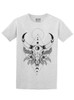 Cow Skull - Black on Womens Unisex T Shirt