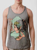 Femme Fatale - Multicolor on Heather Grey Triblend Mens Tank Top