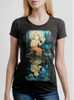 Reflection - Multicolor on Heather Black Triblend Junior Womens T-Shirt