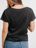 Reflection - Multicolor on Heather Black Triblend Womens Dolman T Shirt