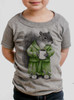 Coffee Squirrel - Multicolor on Heather Grey Toddler T-Shirt