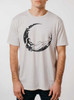 Moon Lover - Black on Mens T Shirt