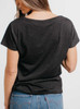 Ghost - Multicolor on Heather Black Triblend Womens Dolman T Shirt