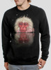 Snow Monkey - Multicolor on Black Men's Sweatshirt
