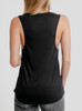 Structure - Multicolor on Black Womens Muscle Tank