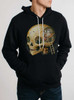 Thinking Space - Multicolor on Black Men's Pullover Hoodie