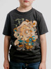 Seasons - Multicolor on Heather Black Triblend Youth T-Shirt