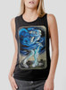 Old Man Thunder - Multicolor on Black Womens Muscle Tank