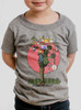 Backpacking - Multicolor on Heather Grey Toddler T-Shirt