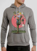 Backpacking - Multicolor on Heather Grey Men's Pullover Hoodie