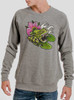 Frog - Multicolor on Heather Grey Triblend Men's Sweatshirt