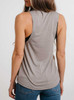 What's On - Multicolor on Heather Stone Womens Muscle Tank