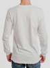 What's On - Multicolor on Heather White Men's Long Sleeve
