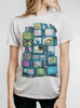 What's On - Multicolor on Womens Unisex T Shirt