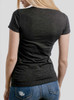 Portals - Multicolor on Heather Black Triblend Junior Womens T-Shirt