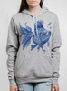 Blue Fish - Multicolor on Athletic Heather Women's Pullover Hoodie
