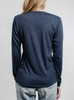 Chameleon - Multicolor on Heather Navy Triblend Womens Long Sleeve