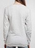 Psych Circle - Multicolor on Heather White Triblend Womens Long Sleeve