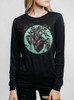 Rebirth - Multicolor on Heather Black Triblend Womens Long Sleeve