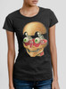 Fixate - Multicolor on Heather Black Triblend Junior Womens T-Shirt