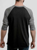 Fixate - Multicolor on Heather Black and Grey Triblend Raglan