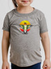 Hummingbird Sunset - Multicolor on Heather Grey Toddler T-Shirt