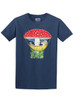 Mouse and Mushroom - Multicolor on Womens Unisex T Shirt