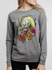 Calavera - Multicolor on Heather Grey Triblend Womens Long Sleeve