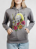 Calavera - Multicolor on Heather Grey Women's Pullover Hoodie