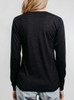 Friendly Giant - Multicolor on Heather Black Triblend Womens Long Sleeve