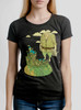 Friendly Giant - Multicolor on Heather Black Triblend Junior Womens T-Shirt