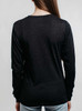 Maze - Multicolor on Heather Black Triblend Womens Long Sleeve