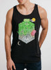 Maze - Multicolor on Heather Black Triblend Mens Tank Top