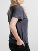 Spirit - Multicolor on Heather Navy Triblend Womens Dolman T Shirt