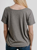 Gondola - Multicolor on Heather Grey Triblend Womens Dolman T Shirt