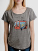 Gondola - Multicolor on Heather Grey Triblend Womens Dolman T Shirt
