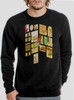 Curio Cabinet - Multicolor on Black Men's Sweatshirt