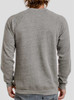 Smoked Buffalo - Black on Heather Grey Triblend Men's Sweatshirt