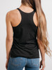 Home and Elsewhere - Multicolor on Heather Black Triblend Womens Racerback Tank Top