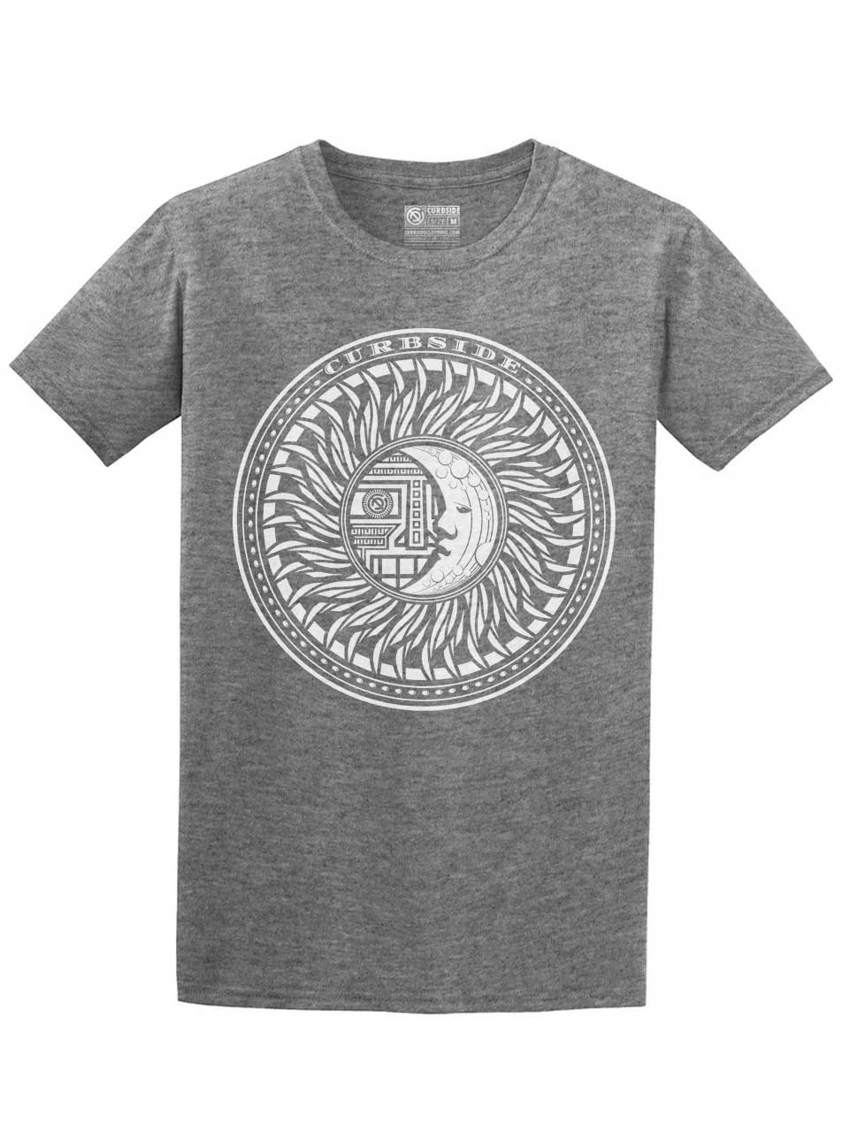 Eclipse - White on Men's T Shirt - Curbside Clothing