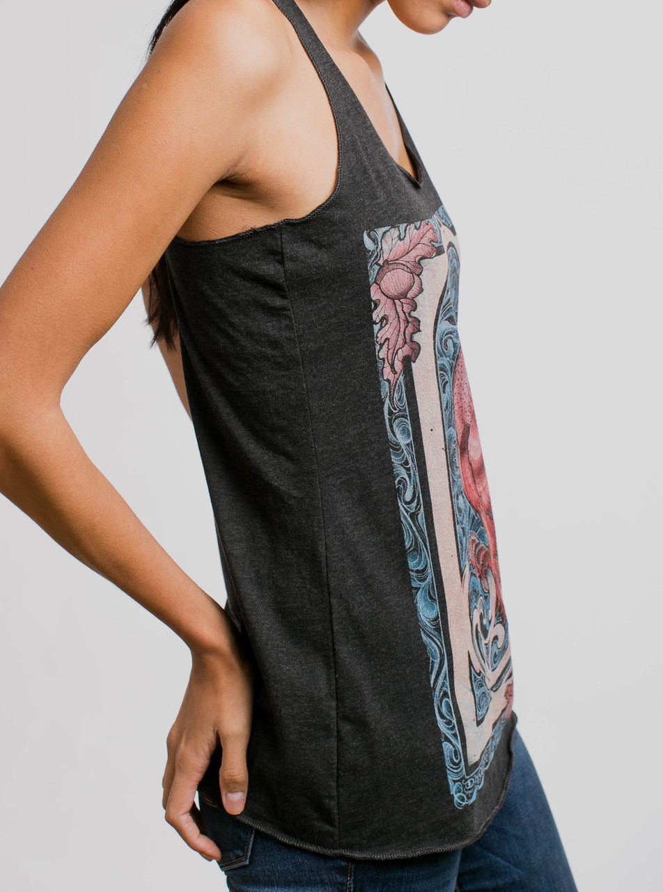 Autumn Bundle Blessing Blue Women's Racerback Tank Top main image 1