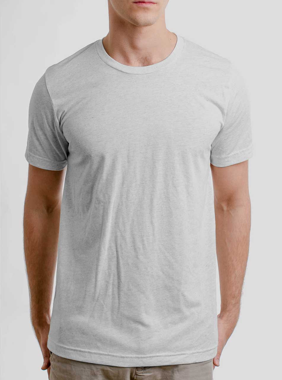 Heather Charcoal Gray Crew Neck T-Shirt