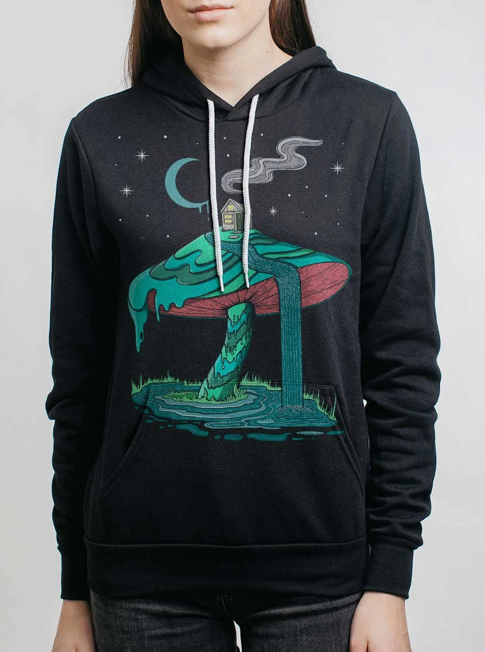 Mushroom City Hoodie (black) main image 1