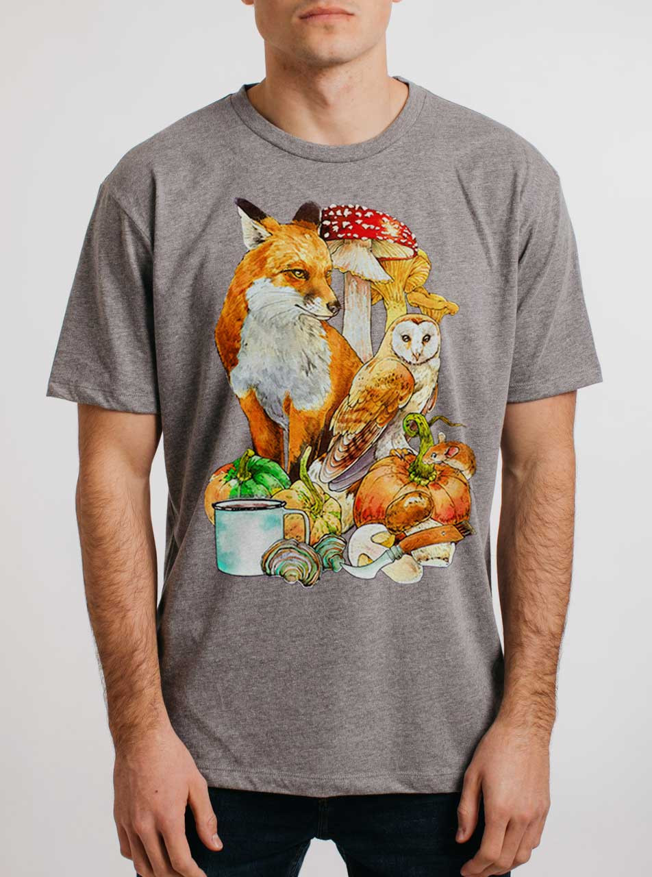 analyseren Vrouw directory Fox and Owl - Multicolor on Mens T Shirt - Curbside Clothing