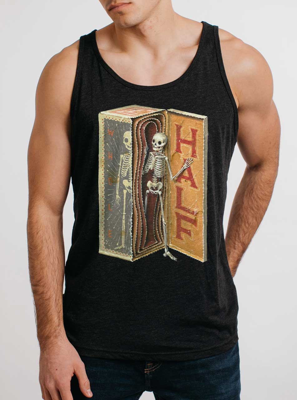 Heather Black Triblend - Blank Men's Tank Top