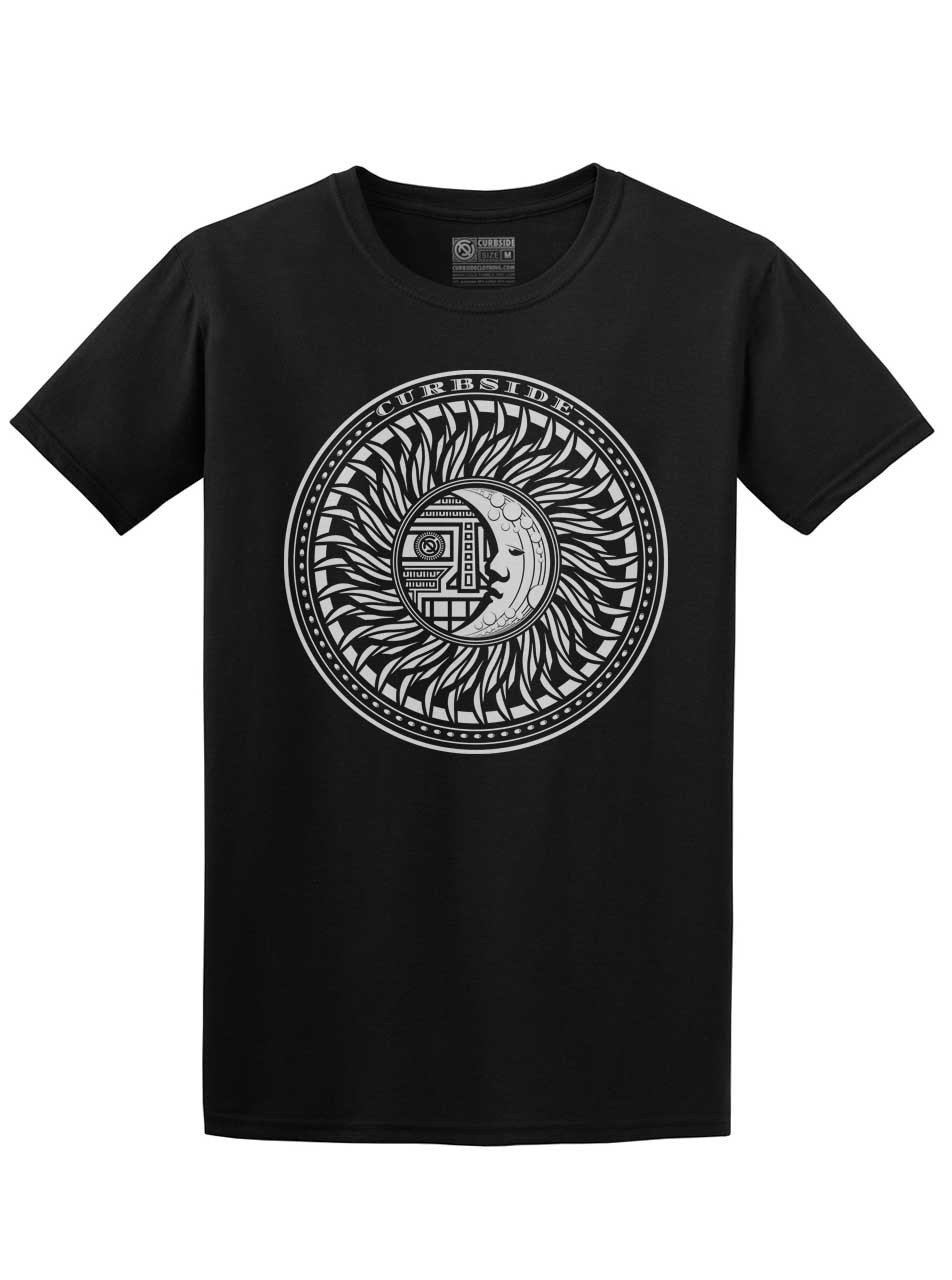 Eclipse - Black Unisex T-Shirt - Curbside Clothing