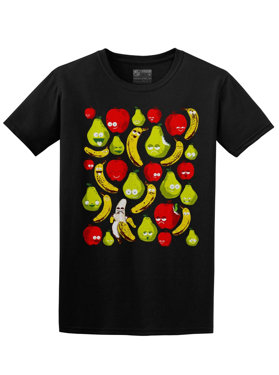 Fruit - Black Unisex T-Shirt - Curbside Clothing