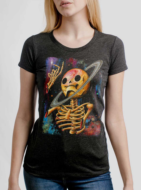 Glimmer of Light - Multicolor on Heather Black Triblend Junior Womens T-Shirt Glimmer of Light - Multicolor on Heather Black Triblend Junior Womens T-Shirt